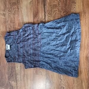 Flax tunic shirt linen medium